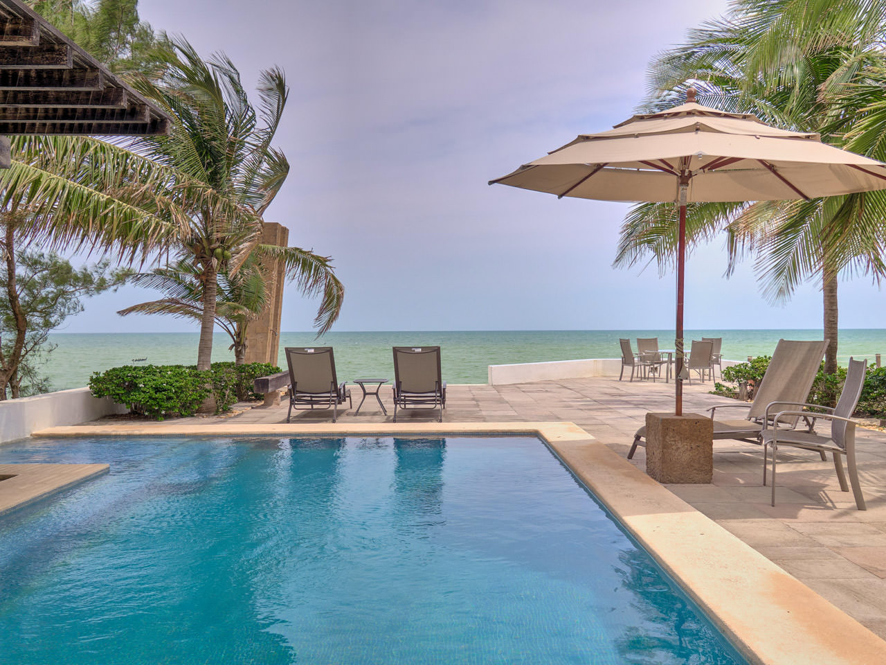 Beachfront house